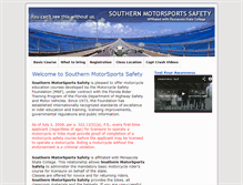 Tablet Screenshot of pensacolamotorcyclecourse.com